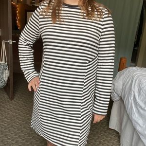 Black & White Stripped Dress